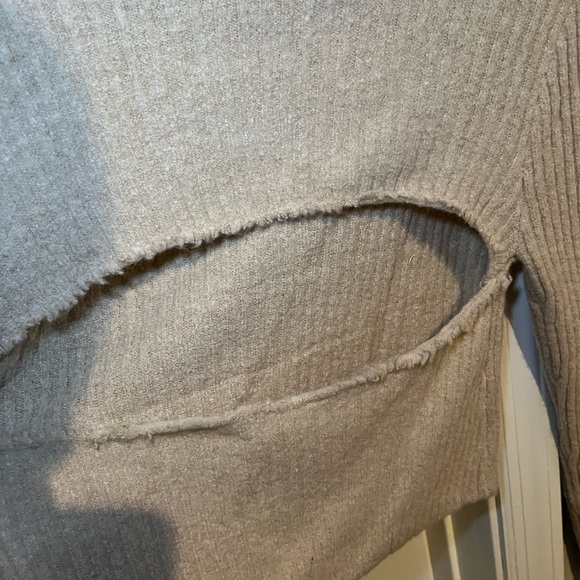 VRG GRL Louvre Knit Top in Natural Size Large NEW WITH TAGS - Picture 5 of 8